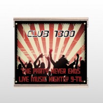 Night Club 523 Track Sign