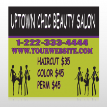 Uptown Salon 642 Site Sign