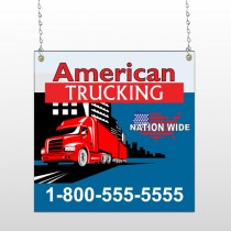 American Truck 295 Window Sign