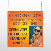 Golden Glow 491 Window Sign