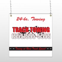 Towing 126 Window Sign