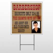 Barbershop Cuts 287 Wire Frame Sign