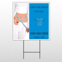 Measure Loss 421 Wire Frame Sign