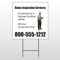 Inspection 360 Wire Frame Sign