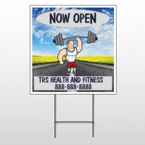 Road Workout 407 Wire Frame Sign