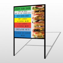 Sandwich 375 H Frame Sign