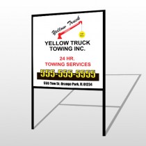 Towing 125 H-Frame Sign