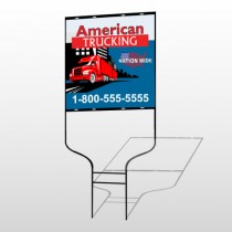 American Truck 295 Round Rod Sign