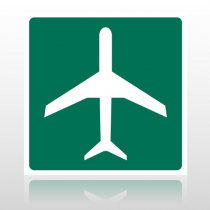 Airplane 10018 Road Sign