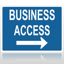 Bus Access 10061 Parking Lot Sign