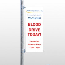 Blood Drive 97 Pole Banner