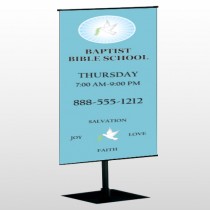 Bible Dove 162 Center Pole Banner Stand 