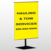 Hauling 127 Center Pole Banner Stand