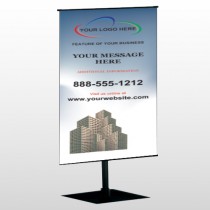 Industry 168 Center Pole Banner Stand