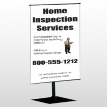 Home Inspection 360 Center Pole Banner Stand