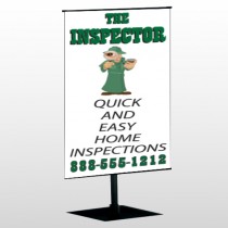 Home Inspection 361 Center Pole Banner Stand