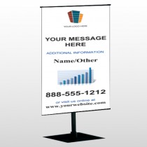 Mortgage 177 Center Pole Banner Stand