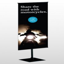 Motorcycle 106 Center Pole Banner Stand