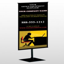 Office 149 Center Pole Banner Stand