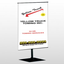Towing 125 Center Pole Banner Stand