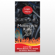 Motorcycle Flame 107 Custom Decal