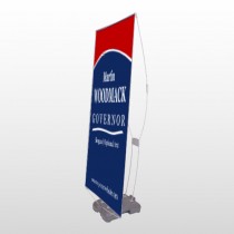 Governor 132 Exterior Flex Banner Stand