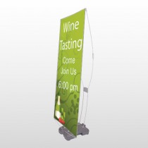 Grill 56 Exterior Flex Banner Stand