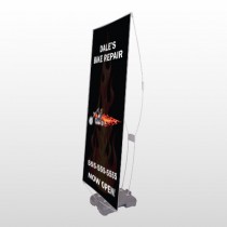 Harley Flame 108 Exterior Flex Banner Stand