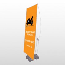 Mighty 128 Exterior Flex Banner Stand