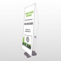 Moving 121 Exterior Flex Banner Stand