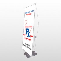 Pharmacy 101 Exterior Flex Banner Stand