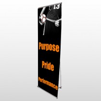 Black 41 Flex Banner Stand