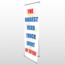Fireworks 118 Flex Banner Stand