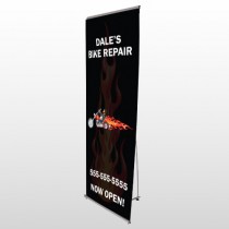 Harley Flame 108 Flex Banner Stand