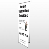 Home Inspection 360 Flex Banner Stand