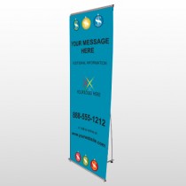 Insurance 176 Flex Banner Stand
