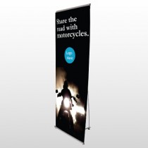 Motorcycle 106 Flex Banner Stand
