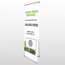 Moving 121 Flex Banner Stand