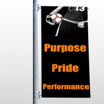 Black 41 Pole Banner