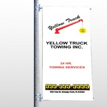 Towing 125 Pole Banner