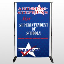Superintendent 306 Pocket Banner Stand