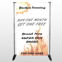 Tanning 298 Pocket Banner Stand