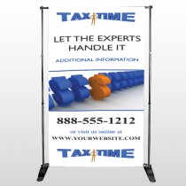 Tax Time 171 Pocket Banner Stand