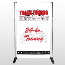 Towing 126 Pocket Banner Stand