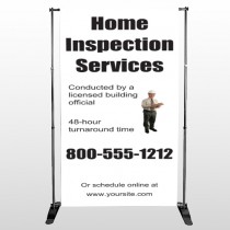 Home Inspection 360 Pocket Banner Stand