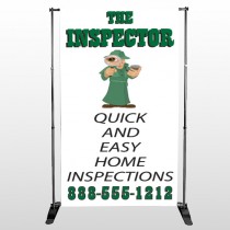 Home Inspection 361 Pocket Banner Stand