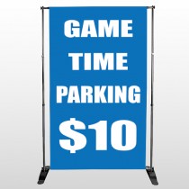 Parking 123 Pocket Banner Stand