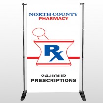 Pharmacy 101 Pocket Banner Stand