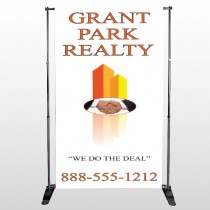 Real Handshake 365 Pocket Banner Stand