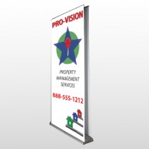 Property Management 363 Retractable Banner Stand